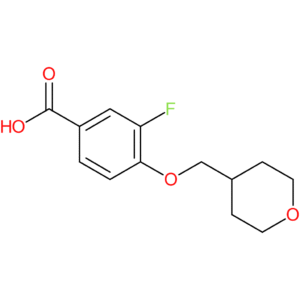 3-Fluoro-4-(oxan-4-ylmethoxy)benzoic acid