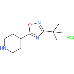 4-(3-tert-Butyl-1,2,4-oxadiazol-5-yl)piperidine hydrochloride