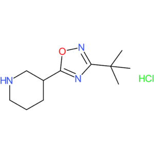 3-(3-tert-Butyl-1,2,4-oxadiazol-5-yl)piperidine hydrochloride