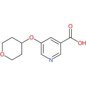 5-(Oxan-4-yloxy)pyridine-3-carboxylic acid