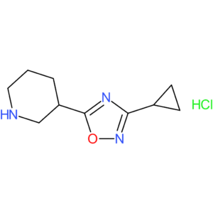 3-(3-Cyclopropyl-1,2,4-oxadiazol-5-yl)piperidine hydrochloride