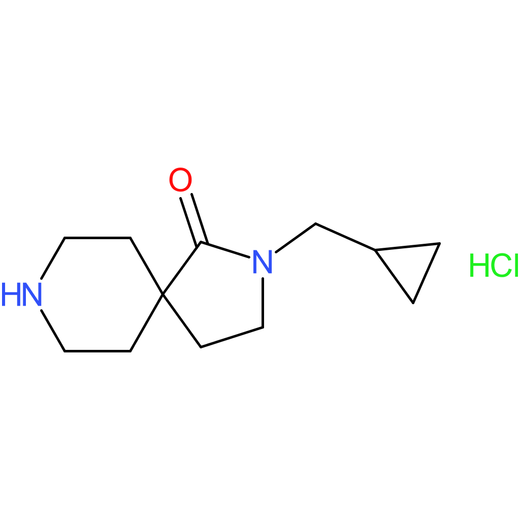 2-(Cyclopropylmethyl)-2,8-diazaspiro[4.5]decan-1-one hydrochloride
