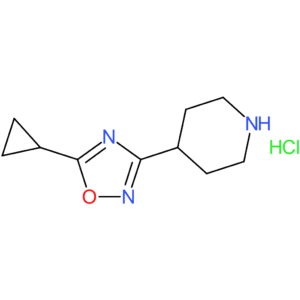 4-(5-Cyclopropyl-1,2,4-oxadiazol-3-yl)piperidine hydrochloride