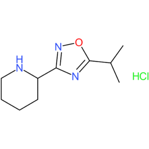 2-[5-(Propan-2-yl)-1,2,4-oxadiazol-3-yl]piperidine hydrochloride
