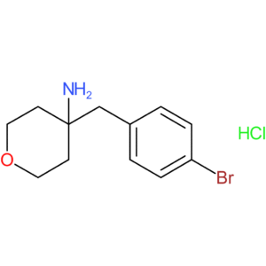4-[(4-Bromophenyl)methyl]oxan-4-amine hydrochloride