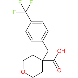 4-{[4-(Trifluoromethyl)phenyl]methyl}oxane-4-carboxylic acid