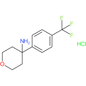 4-[4-(Trifluoromethyl)phenyl]oxan-4-amine hydrochloride