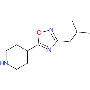 4-[3-(2-Methylpropyl)-1,2,4-oxadiazol-5-yl]piperidine