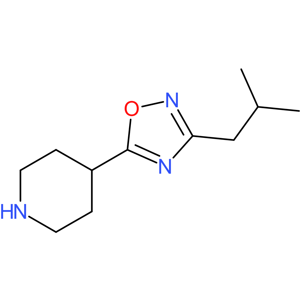 4-[3-(2-Methylpropyl)-1,2,4-oxadiazol-5-yl]piperidine