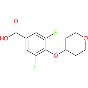 3,5-Difluoro-4-(oxan-4-yloxy)benzoic acid