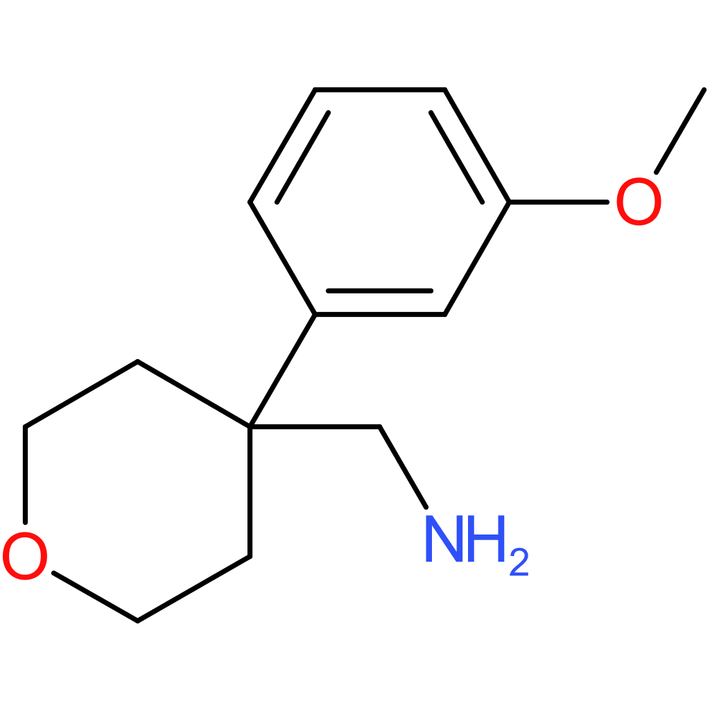 [4-(3-Methoxyphenyl)oxan-4-yl]methanamine
