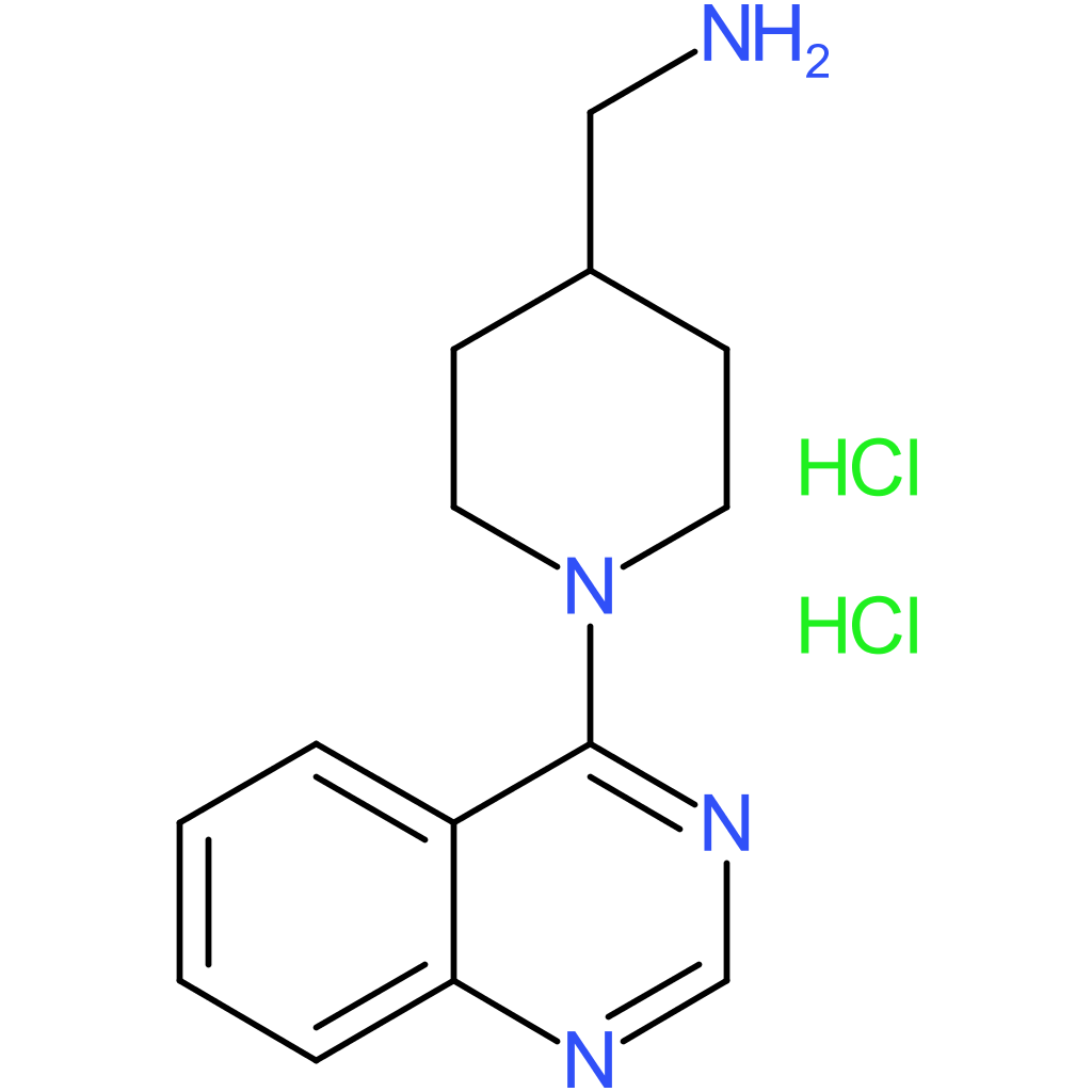 [1-(Quinazolin-4-yl)piperidin-4-yl]methanamine dihydrochloride