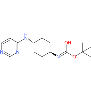 (1R*,4R*)-tert-Butyl N-[4-(pyrimidin-4-ylamino)cyclohexyl]carbamate