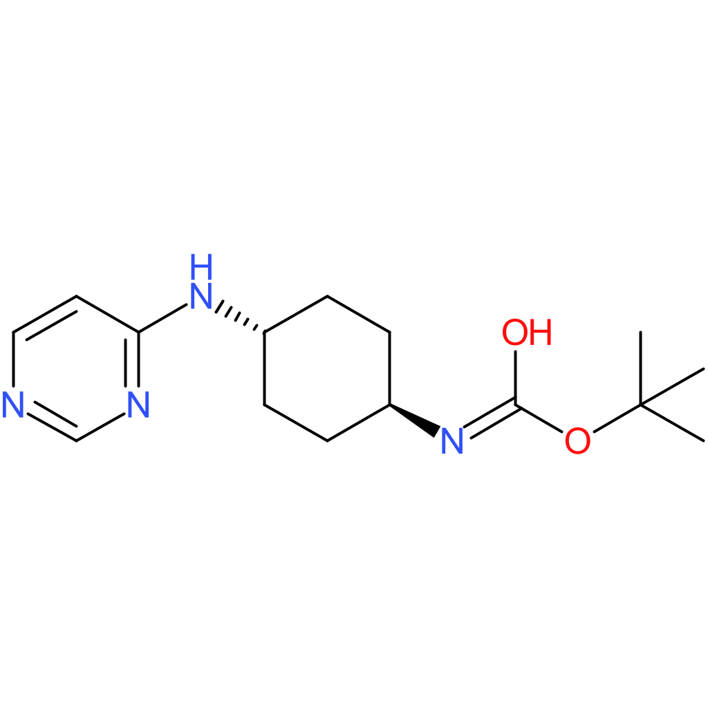 (1R*,4R*)-tert-Butyl N-[4-(pyrimidin-4-ylamino)cyclohexyl]carbamate