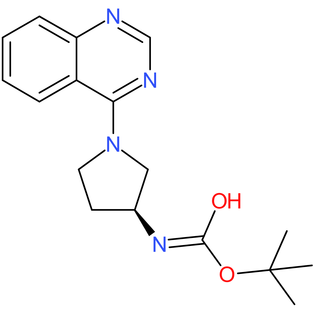tert-Butyl N-[(3S)-1-(quinazolin-4-yl)pyrrolidin-3-yl]carbamate