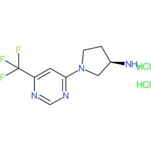 (3R)-1-[6-(Trifluoromethyl)pyrimidin-4-yl]pyrrolidin-3-amine dihydrochloride
