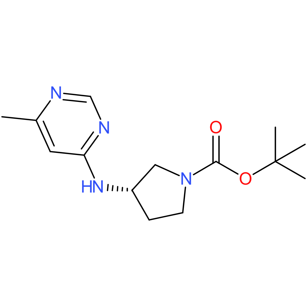 tert-Butyl (3S)-3-[(6-methylpyrimidin-4-yl)amino]pyrrolidine-1-carboxylate
