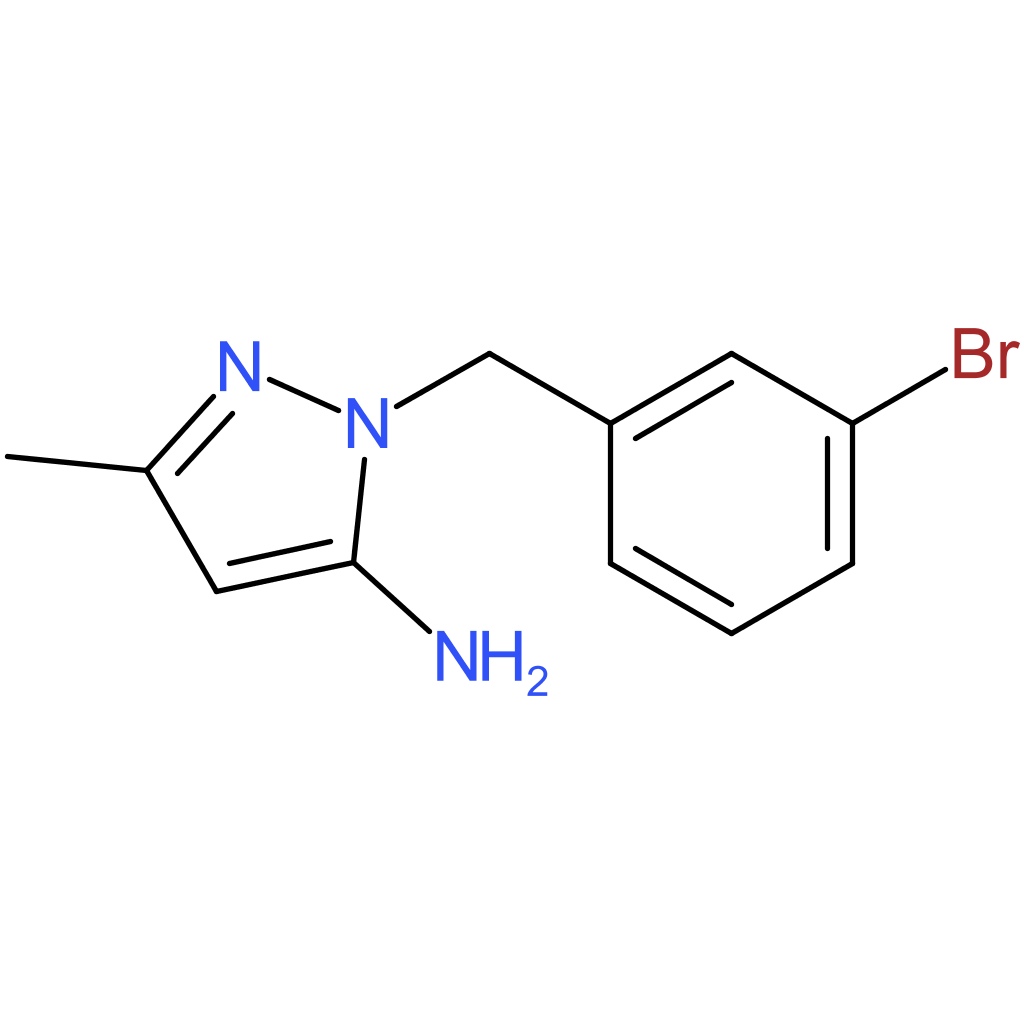 1-(3-Bromobenzyl)-3-methyl-1H-pyrazol-5-amine
