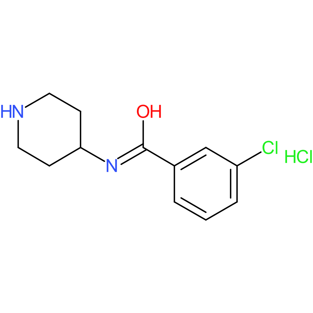 3-Chloro-N-(piperidin-4-yl)benzamide hydrochloride
