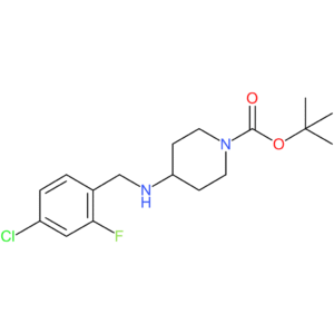 tert-Butyl 4-(4-chloro-2-fluorobenzylamino)piperidine-1-carboxylate