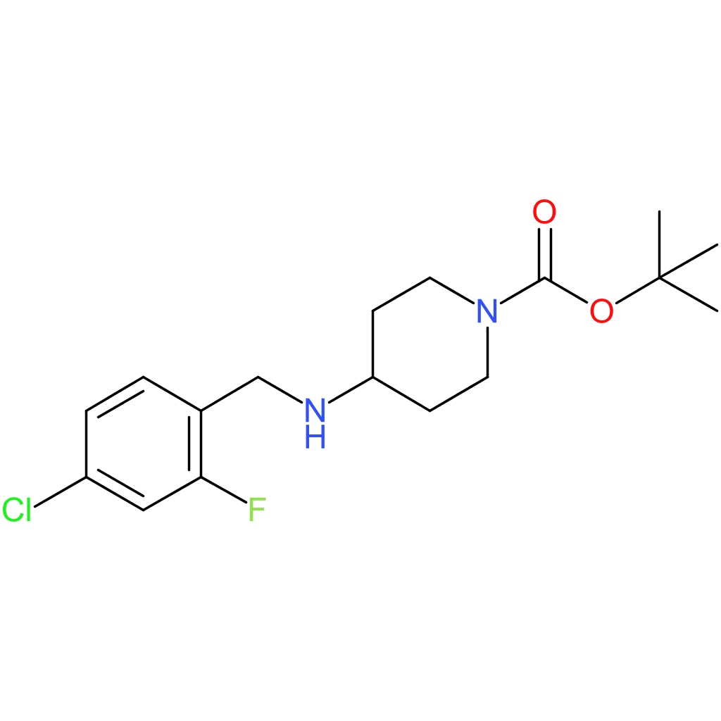 tert-Butyl 4-(4-chloro-2-fluorobenzylamino)piperidine-1-carboxylate