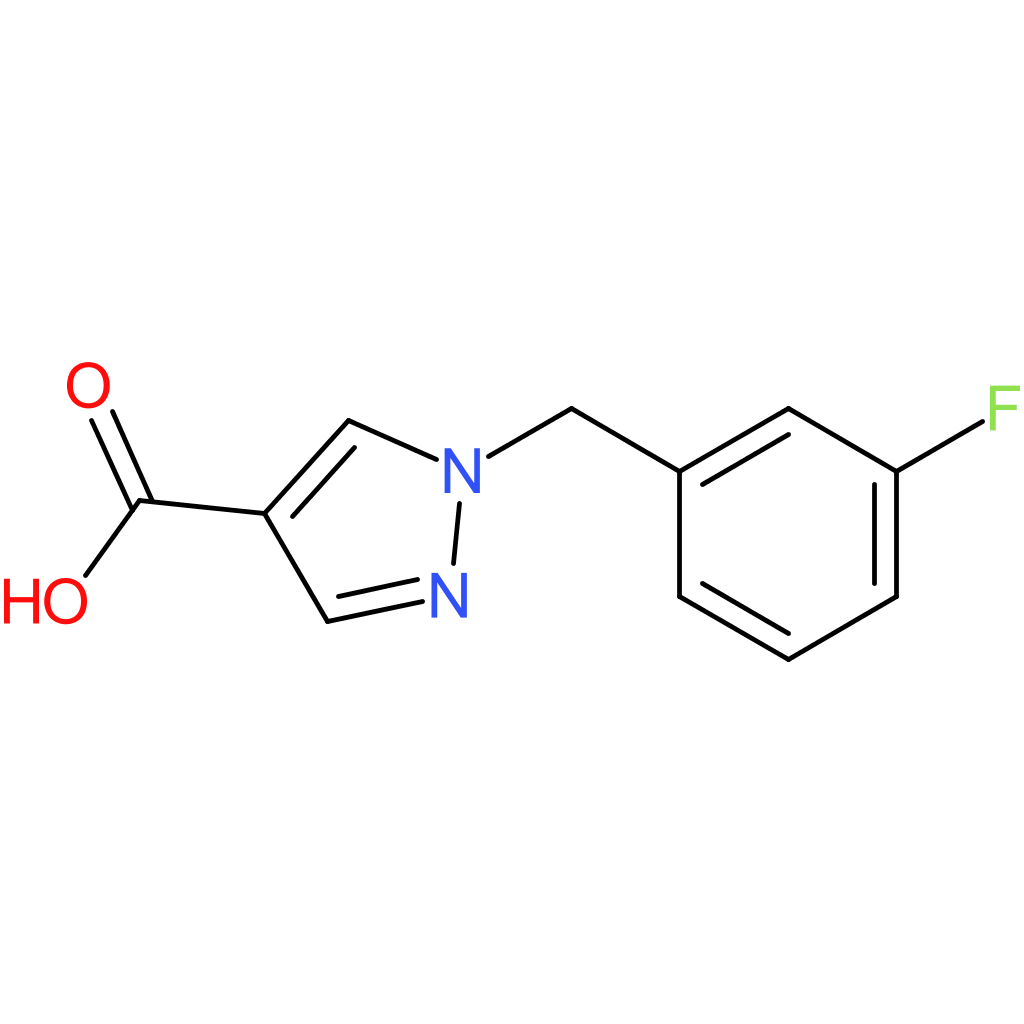 1-(3-Fluorobenzyl)-1H-pyrazole-4-carboxylic acid