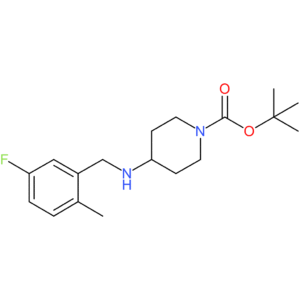 tert-Butyl 4-(5-fluoro-2-methylbenzylamino)piperidine-1-carboxylate