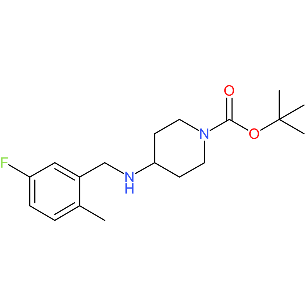tert-Butyl 4-(5-fluoro-2-methylbenzylamino)piperidine-1-carboxylate