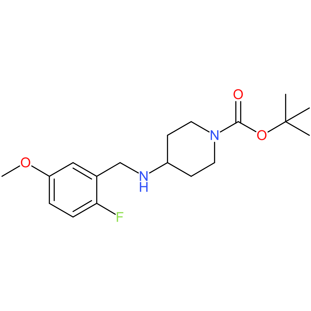 tert-Butyl 4-(2-fluoro-5-methoxybenzylamino)piperidine-1-carboxylate