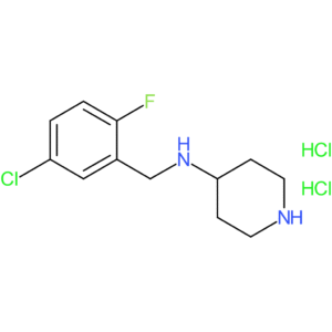 N-(5-Chloro-2-fluorobenzyl)piperidin-4-amine dihydrochloride