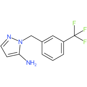 1-[3-(Trifluoromethyl)benzyl]-1H-pyrazol-5-amine
