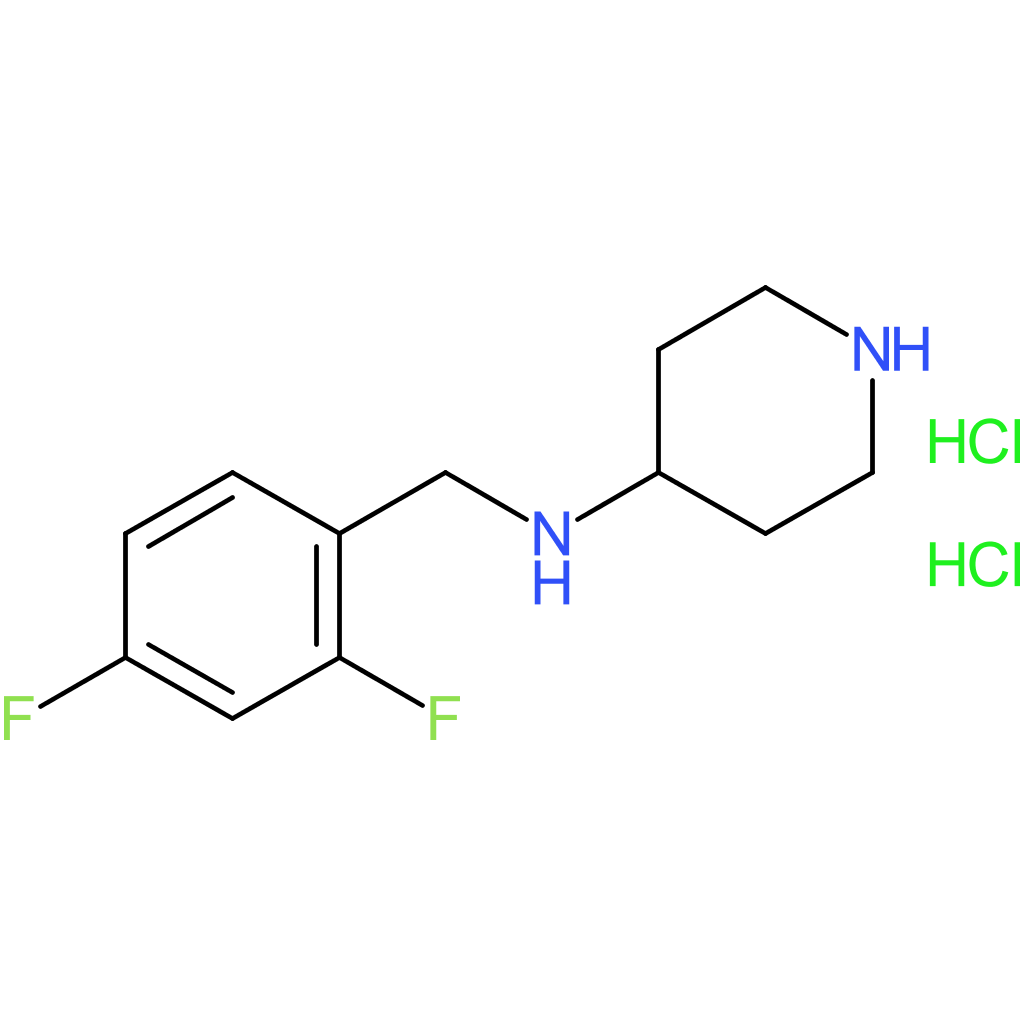 N-(2,4-Difluorobenzyl)piperidin-4-amine dihydrochloride