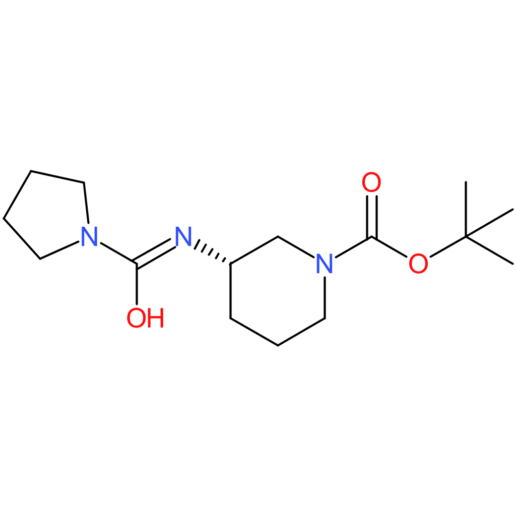 (S)-tert-Butyl 3-{[(pyrrolidin-1-yl)carbonyl]amino}piperidine-1-carboxylate