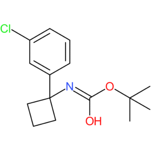 tert-Butyl N-[1-(3-chlorophenyl)cyclobutyl]carbamate