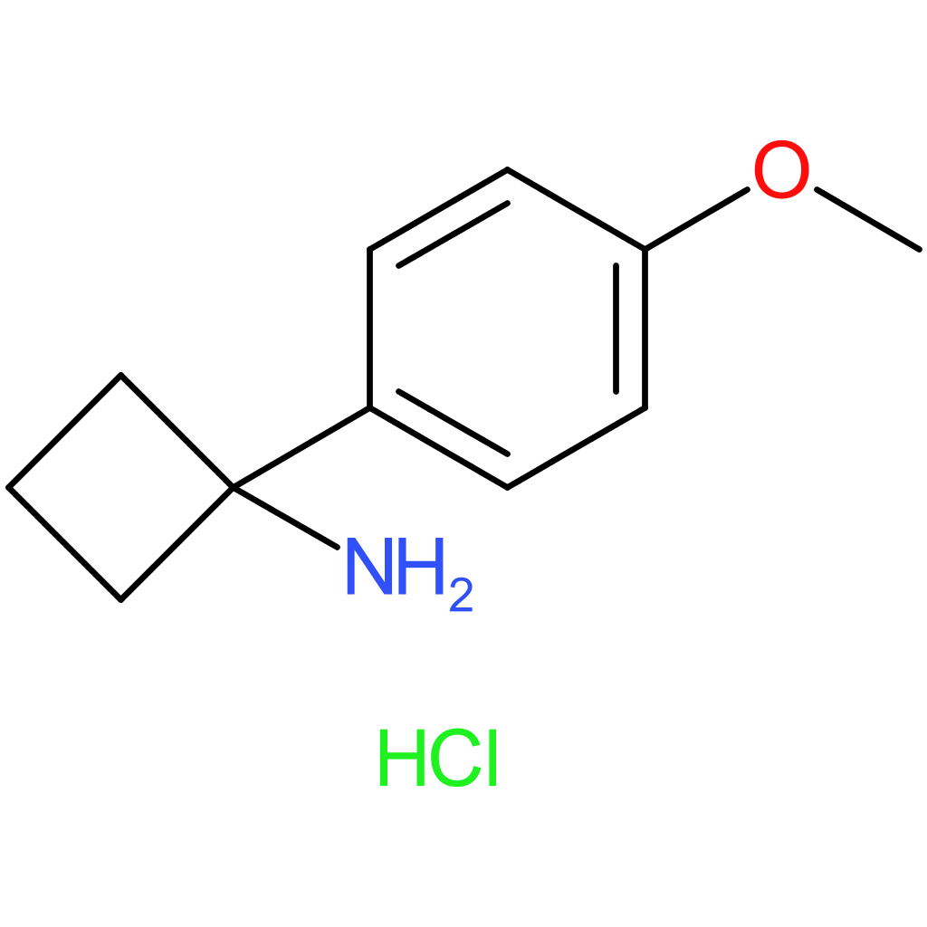 1-(4-Methoxyphenyl)cyclobutan-1-amine hydrochloride