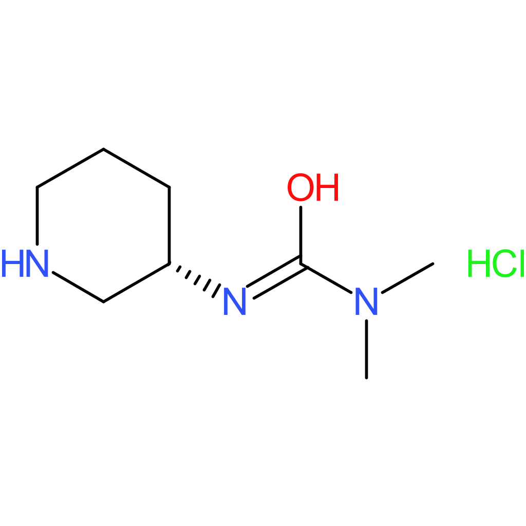(S)-3,3-Dimethyl-1-(piperidin-3-yl)urea hydrochloride