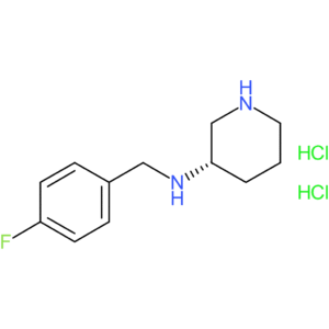 (S)-N-[(4-Fluorophenyl)methyl]piperidin-3-amine dihydrochloride
