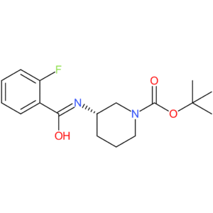 (S)-tert-Butyl 3-[(2-fluorobenzene)carbonylamino]piperidine-1-carboxylate