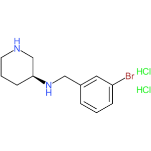 (S)-N-[(3-Bromophenyl)methyl]piperidin-3-amine dihydrochloride