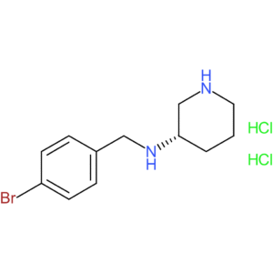 (S)-N-[(4-Bromophenyl)methyl]piperidin-3-amine dihydrochloride