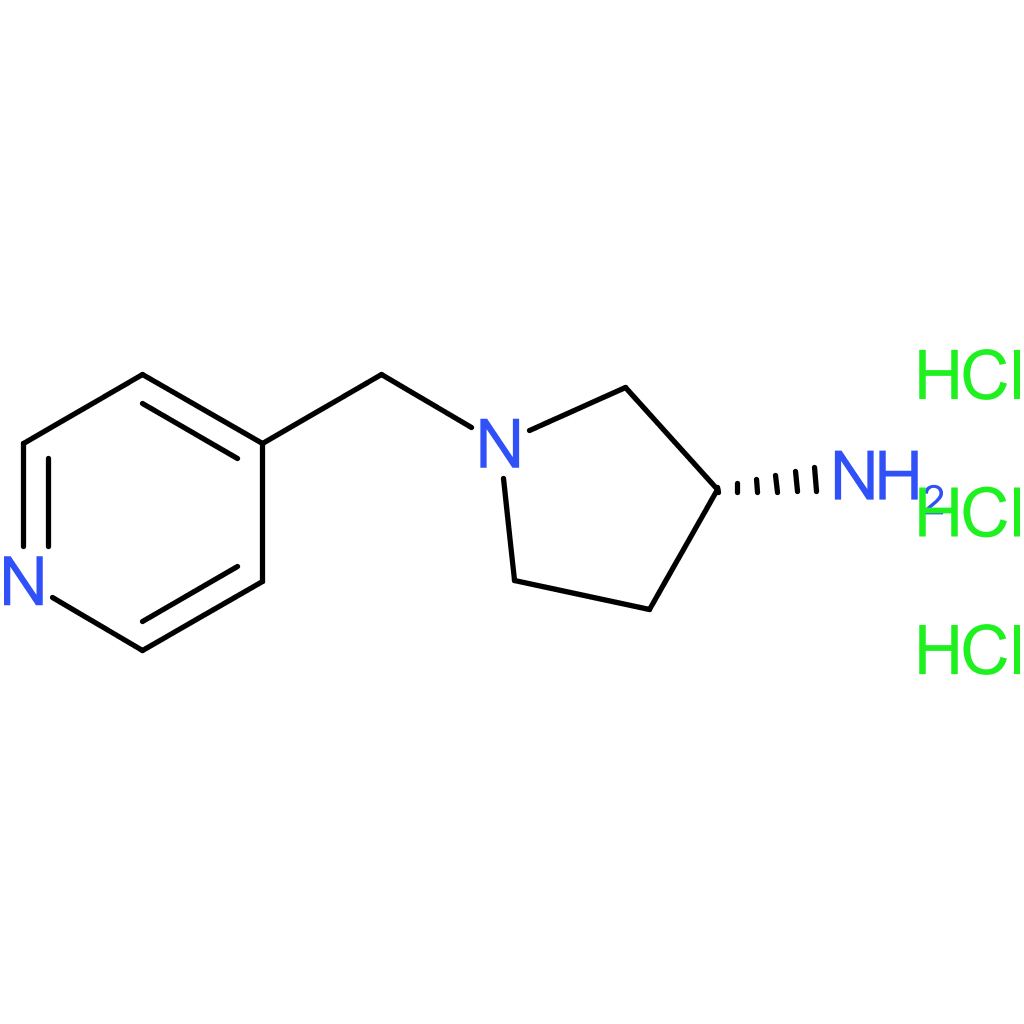 (R)-1-(Pyridin-4-ylmethyl)pyrrolidin-3-amine trihydrochloride