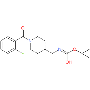 tert-Butyl {[1-(2-fluorobenzoyl)piperidin-4-yl]methyl}carbamate