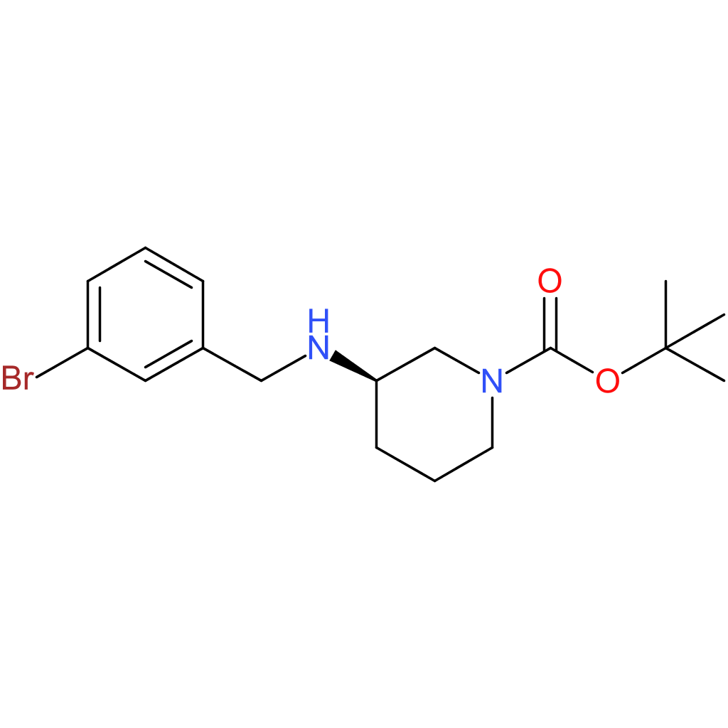 (R)-tert-Butyl 3-(3-bromobenzylamino)piperidine-1-carboxylate