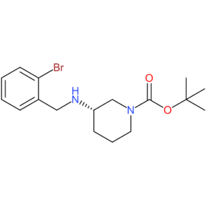 (S)-tert-Butyl 3-(2-bromobenzylamino)piperidine-1-carboxylate