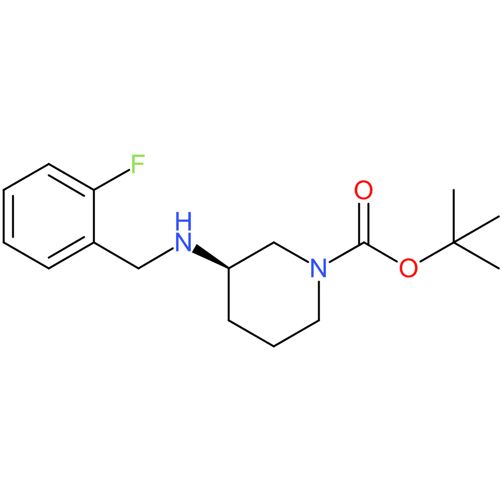 (R)-tert-Butyl 3-(2-fluorobenzylamino)piperidine-1-carboxylate