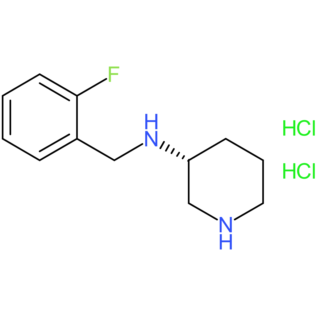 (R)-N-(2-Fluorobenzyl)piperidin-3-amine dihydrochloride