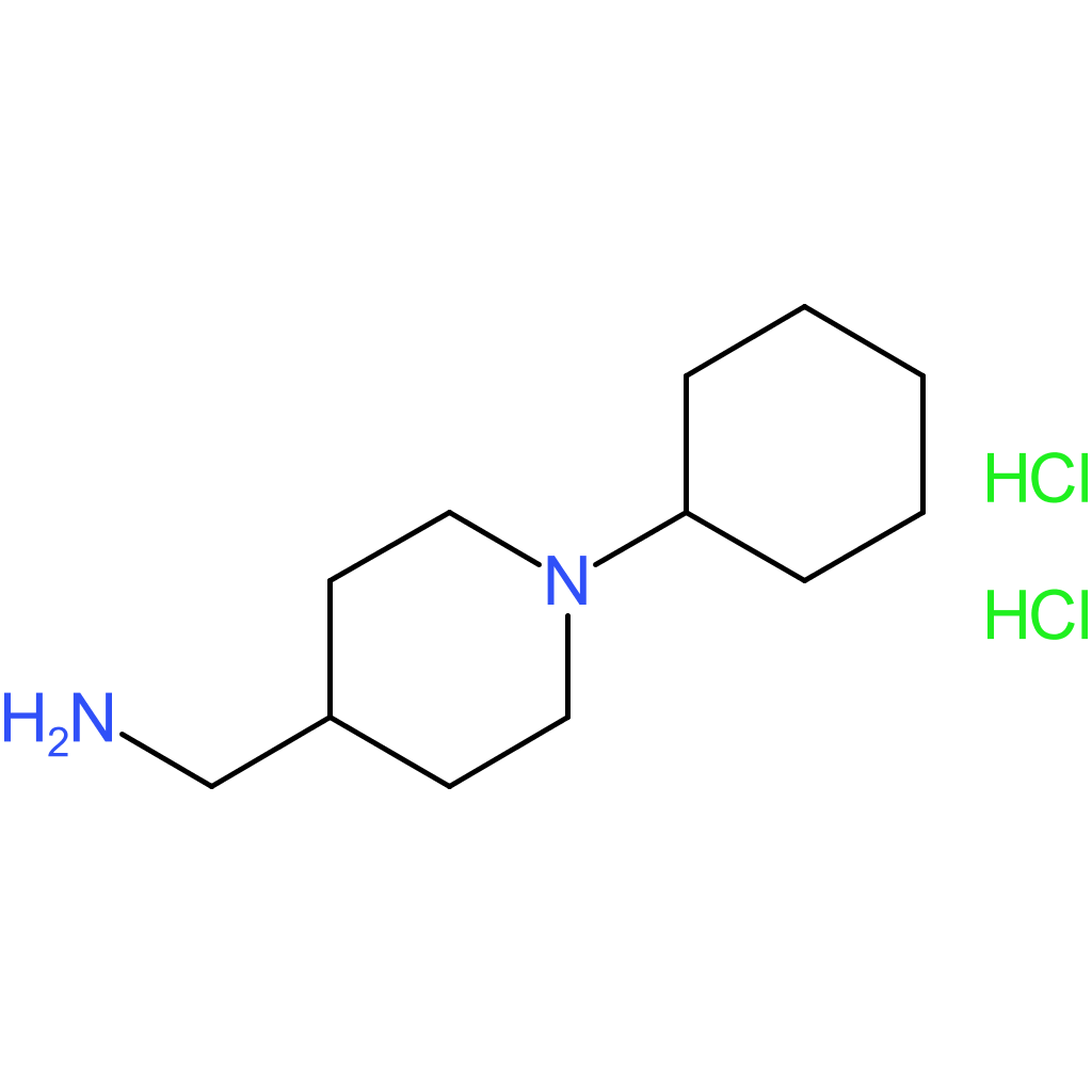 (1-Cyclohexylpiperidin-4-yl)methanamine dihydrochloride