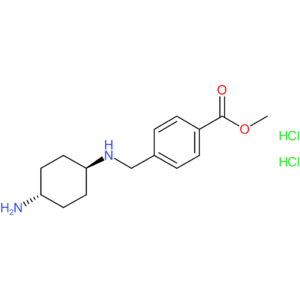 Methyl 4-{[(1R*,4R*)-4-aminocyclohexylamino]methyl}benzoate dihydrochloride