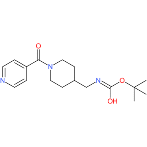 tert-Butyl [(1-isonicotinoylpiperidin-4-yl)methyl]carbamate