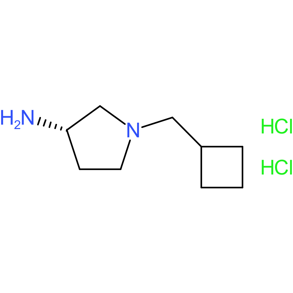 (S)-1-(Cyclobutylmethyl)pyrrolidin-3-amine dihydrochloride
